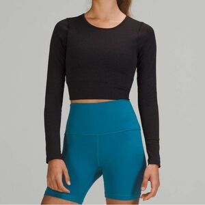 Lululemon Ebb to Street Long Sleeve Black 6